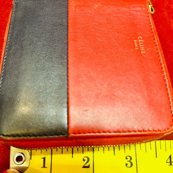 Celine Authentic Vintage Bi-color Compact Wallet - Picture 7 of 13